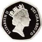50 Pence - Elizabeth II (European Community; Silver Piedfort)