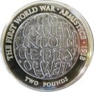 2 Pounds - Elizabeth II (5th portrait; First World War Armistice)