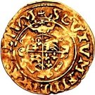½ Crown - Edward VI (2nd period; crowned bust)