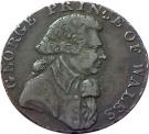 ½ Penny (Middlesex - National Series / Prince of Wales)