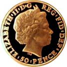 50 Pence - Elizabeth II (4th portrait; 1/40 oz Fine Gold)