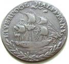 ½ Penny (Lancashire - Liverpool / Earl Howe)