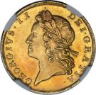 ½ Guinea - George II
