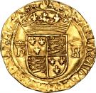 1 Crown - Henry VIII (3rd coinage; London mint)
