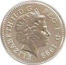 1 Pound - Elizabeth II (Scottish Lion; Silver Proof)