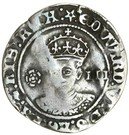 3 Pence - Edward VI (3rd period; Fine Silver issue)