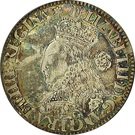 6 Pence - Elizabeth I (Milled issue; Small rose)