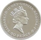 50 Pence - Elizabeth II (4th portrait; 1/4 oz Fine Silver)