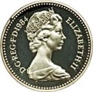 1 Pound - Elizabeth II (Scottish Thistle; Silver Proof)