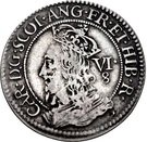 ½ Merk - Charles I (3rd Coinage)