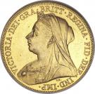 1 Sovereign - Victoria (3rd portrait)