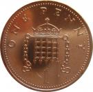 1 Penny - Elizabeth II (2nd portrait)