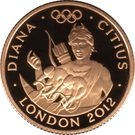 25 Pounds - Elizabeth II (4th portrait; London 2012, Diana)