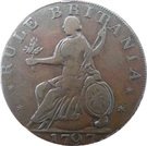 ½ Penny (Middlesex - Freedom with innocence / Rule Britannia)