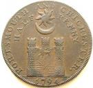 ½ Penny (Hampshire - Portsmouth / John Howard)