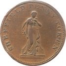 1 Penny (Sheffield - Overseers Of The Poor)