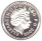 1 Pound - Elizabeth II (English Lions; Silver Proof)