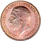 ½ Penny - George V (modified effigy)