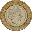2 Pounds - Elizabeth II (4th portrait; Golden Guinea)