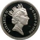 5 Pence - Elizabeth II (3rd portrait; small type, Silver Piedfort)