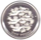 1 Pound - Elizabeth II (English Lions; Silver Proof)