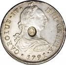 8 Reales - George III (Countermarked Coinage)