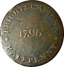 ½ Penny (Sussex - Brightelmstone / W. Mighell)