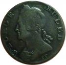 ½ Penny (George Ruled - Britains Isles)