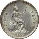 4 Pence - Victoria (1st portrait)