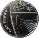 1 Penny - Elizabeth II (5th portrait; Royal Shield, Silver)