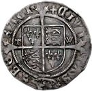 1 Groat - Henry VIII (2nd coinage; Archbishop Wolsey)