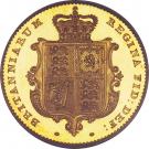 ½ Sovereign - Victoria (1st portrait)