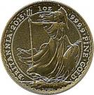 100 Pounds - Elizabeth II (4th portrait; 1 oz Fine Gold)