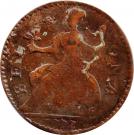 ½ Penny (Gregory III Pon - Bel * Ona)