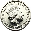 5 Pence - Elizabeth II (5th portrait; Royal Shield)