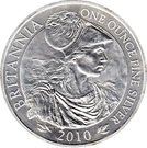 2 Pounds - Elizabeth II (4th portrait; 1 oz Fine Silver)