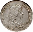 ½ Crown - Charles II (3rd portrait)