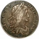 1 Crown - Charles II (1st portrait)