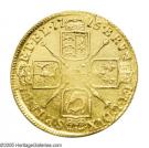 1 Guinea - George I (tie in hair with 2 ends)