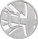 10 Pence - Elizabeth II (5th portrait; U - Union Flag)