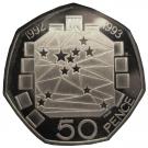 50 Pence - Elizabeth II (European Community; Silver Proof)