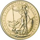 100 Pounds - Elizabeth II (3rd portrait; 1 oz Fine Gold)