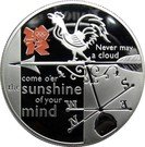 5 Pounds - Elizabeth II (Weather-vane; Silver Proof)