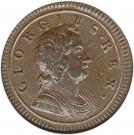 ½ Penny - George I (2nd issue)