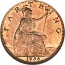 1 Farthing - George V (modified effigy)
