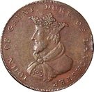 ½ Penny (Lancashire - Lancaster / John of Gaunt)