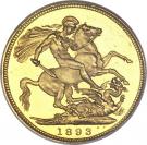 1 Sovereign - Victoria (3rd portrait)