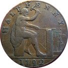 ½ Penny (Warwickshire - Shakespeare)