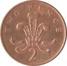2 Pence - Elizabeth II (3rd portrait; magnetic)