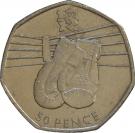 50 Pence - Elizabeth II (4th portrait; Boxing)